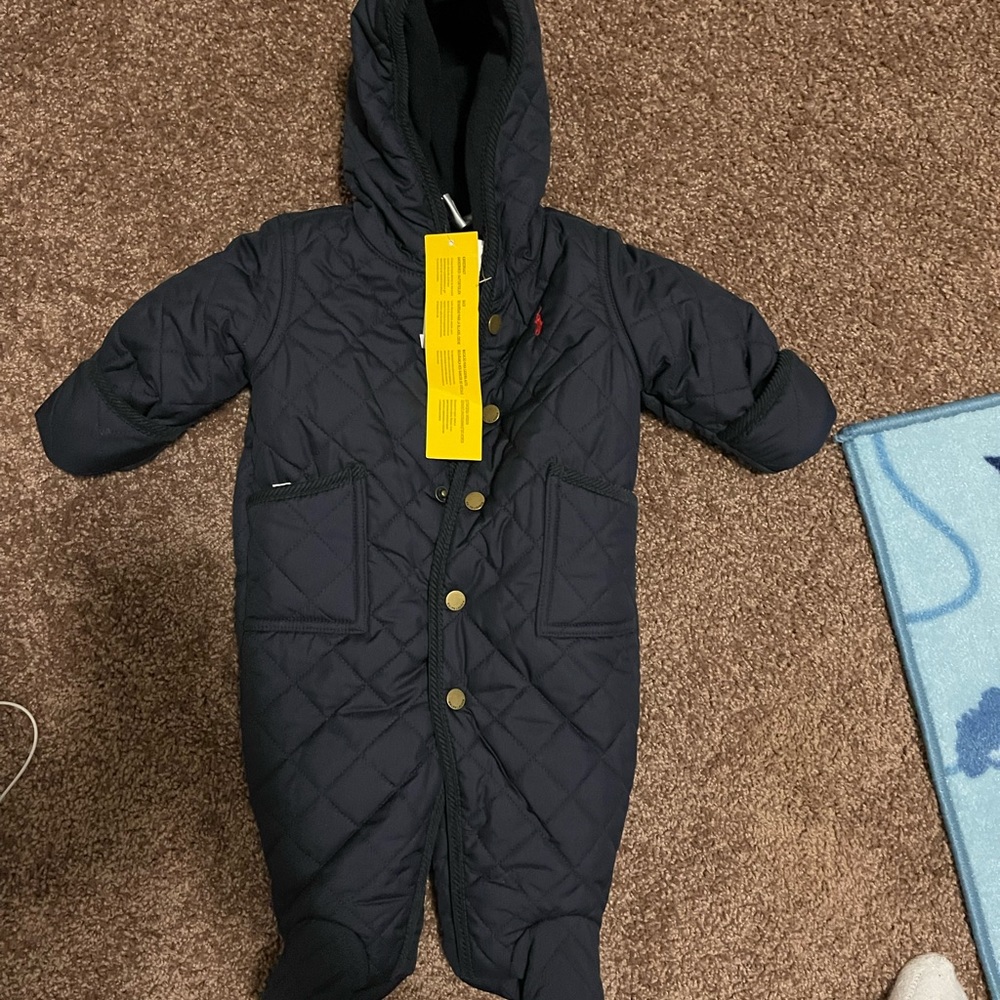 New baby polo Ralph Lauren snow suit 3M